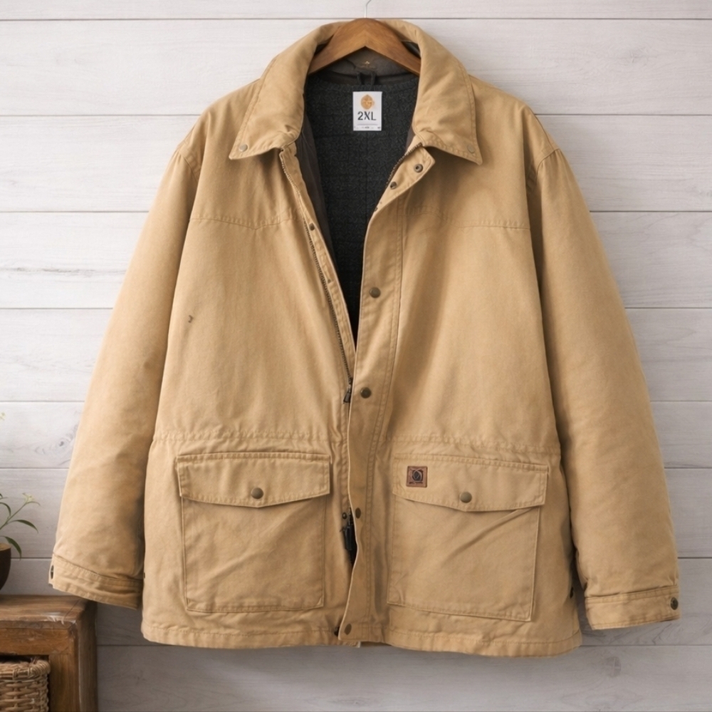 Carhartt Menβs 2XL Fleece Lined Work Jacket